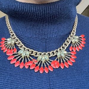 Stella & Dot Coral Cay Statement Necklace